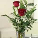 Roses in Bud Vase